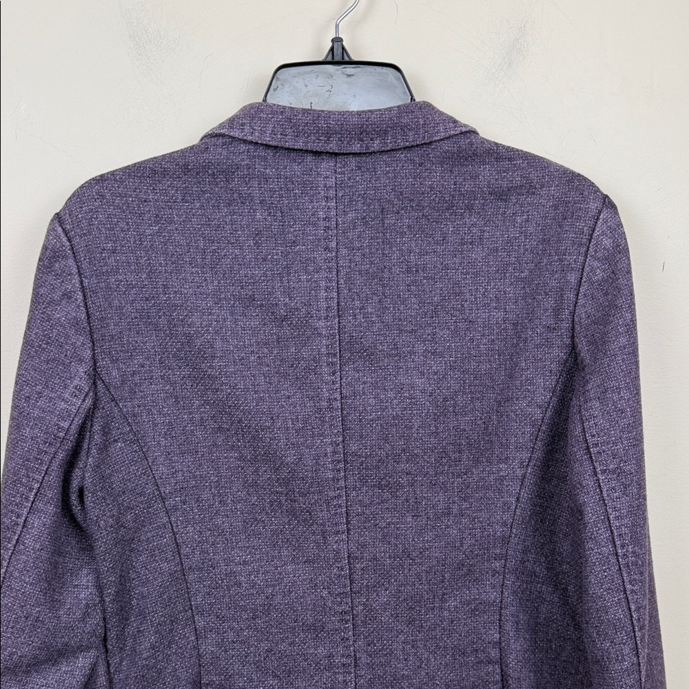 NVSCO 2107 Purple wool blend single breasted Blazer Jacket us 10 - Picture 11 of 11